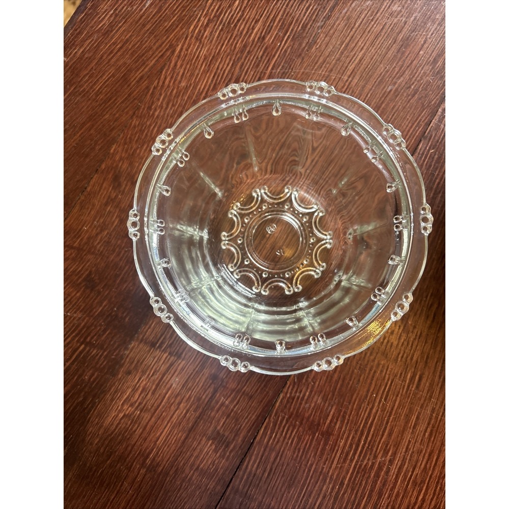 Crystal‎ Clear Industries Clear Glass Bowl  Beads Panels Number 12